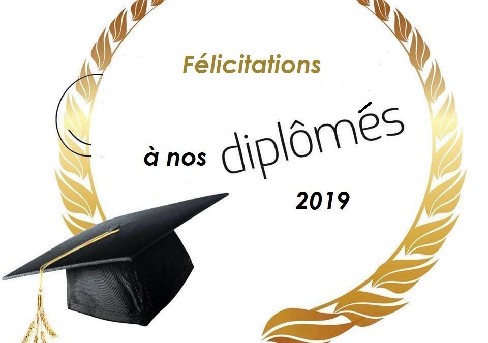 Remise des diplômes Examens 2019