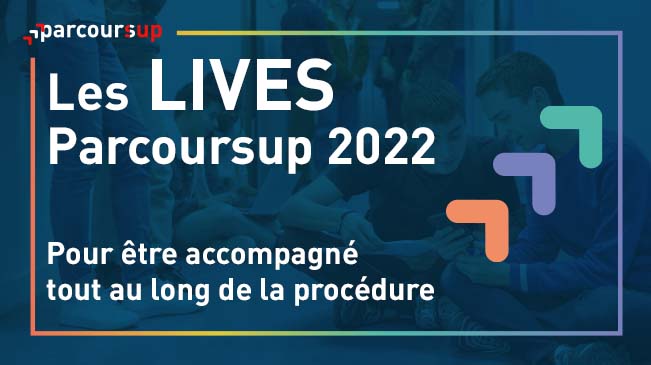 Les lives de Parcoursup 2022